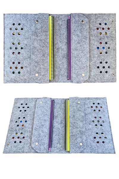 Next Craft 10 Colored Picture Bag - Tablet Notebook with Pen Holder Paint Supplies Activity Bag