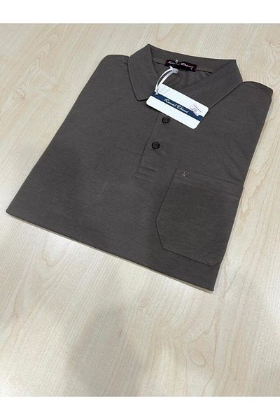 KEMAL EKİNCİ Quality Men's Polo Collar Pocket T-Shirt