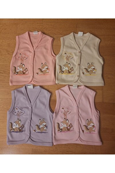 biyan collection طقم سترة للأطفال البنات والأولاد مكون من 4 قطع من القطن العض...