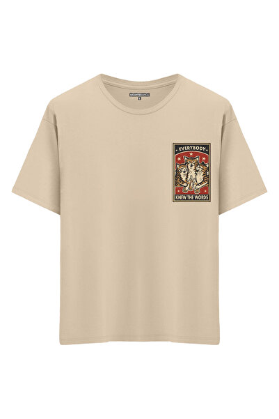 Mounte Bianca Unisex Svi su znali tu reč - Oversize kroj T-shirt