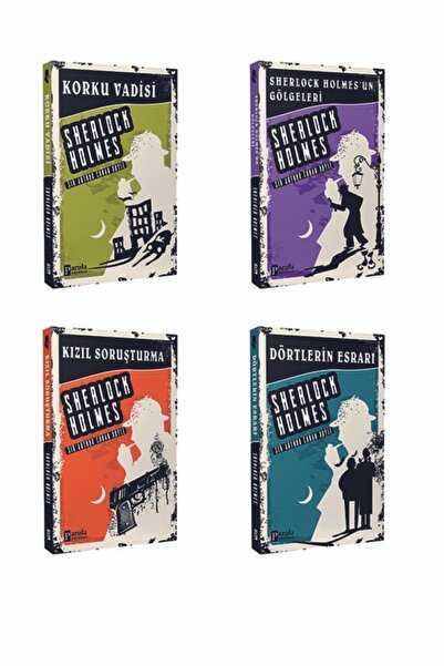 Parola Yayınları Sherlock Holmes Set 4 Kitap Tk.
