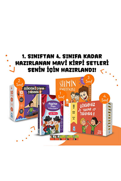 Mavi Kirpi Yayınları 1.2.3.4.Sınıf okuma setleri-Asya'nın Dünyası, Gökdeniz T...