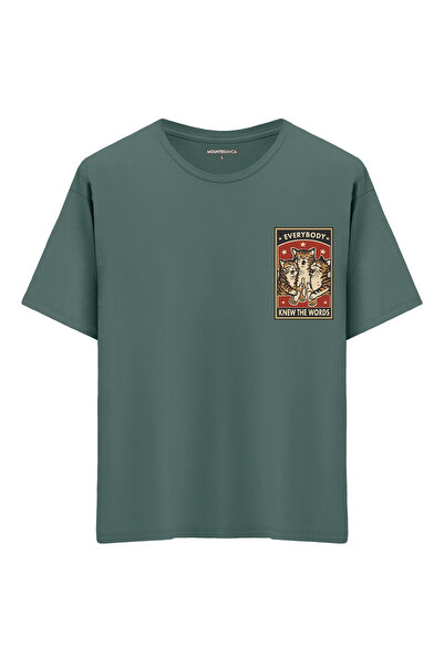 Mounte Bianca Unisex Svi su znali tu reč - Oversize kroj T-shirt