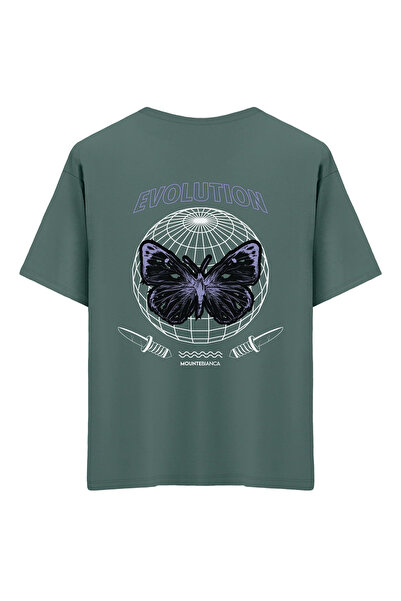 Mounte Bianca Unisex evolucija - Oversize kroj T-shirt