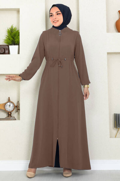 Asortik Kids Дълъг Хиджаб Абая - Рокля за момиче