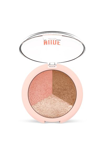 Golden Rose NUDE LOOK BAKED TRIO HIGHLIGHTER POWDER