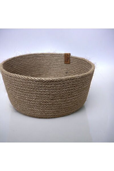 8 Ekim Tasarım Atölyesi سلة الخوص المزخرفة - منظم متعدد الأغراض