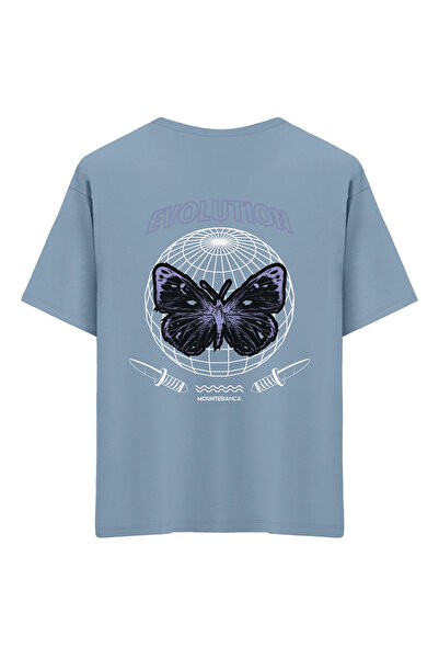 Mounte Bianca Unisex evolucija - Oversize kroj T-shirt