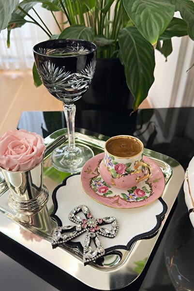 bibashka Taş Işlemeli Fiyonk Tasarım 2li Kokteyl Peçete