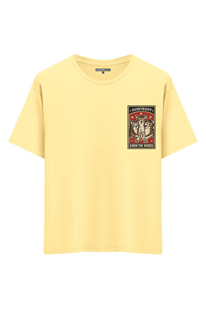 Mounte Bianca Unisex Svi su znali tu reč - Oversize kroj T-shirt