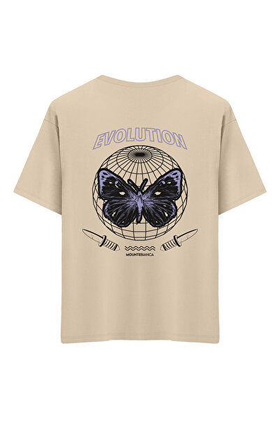 Mounte Bianca Unisex evolucija - Oversize kroj T-shirt