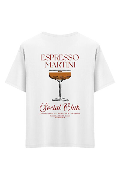 Mounte Bianca Unisex Espresso Martini - Oversize T-shirt