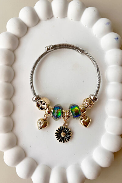 Fubena 8003 سوار فولاذي منقوش باللون البنفسجي