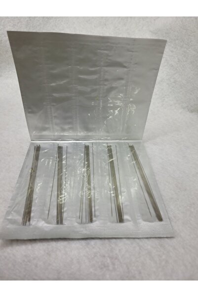 hobiciyim Boncuk İğnesi No:100  5 Paket Uzunluk 10cm ince Dikiş iğnesi