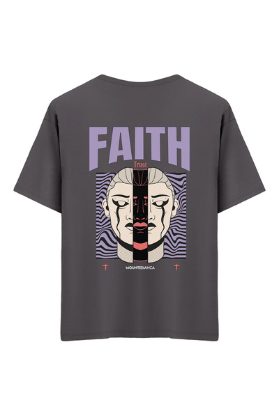 Mounte Bianca Унісекс Faith - футболка оверсайз