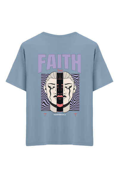 Mounte Bianca Унісекс Faith - футболка оверсайз