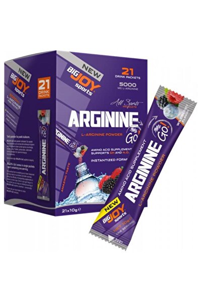 Bigjoy Sports Bigjoy Arginine Go 10g*21 قطعة/فواكه الغابة