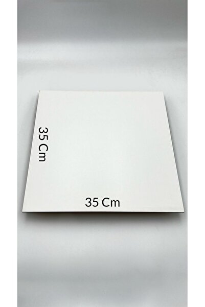 Pastacılıkshop 35x35 Cm Mdf Beyaz Pasta Altlığı