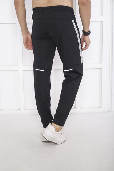 NEED LİFE Men's Sweatpants - Black Diving Fabric, Seasonal