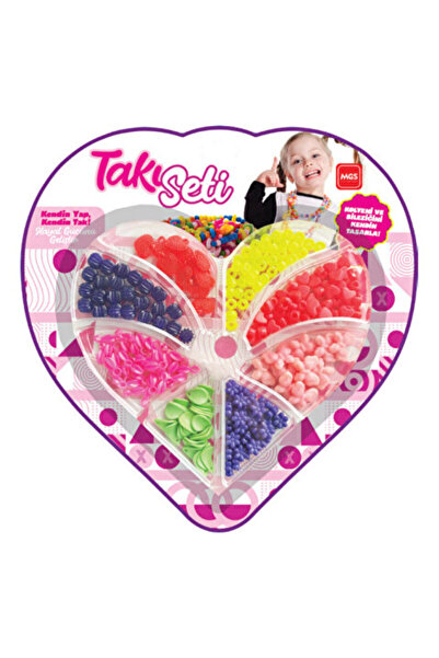 Mgs Σετ παιδικών κοσμημάτων 8 ειδών με καρδιές