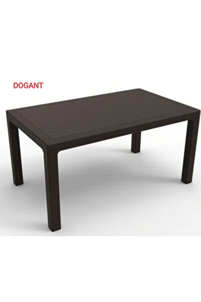 Dogant 70X120 CAMSIZ  Balkon Bahçe Mutfak Masası