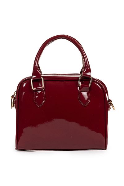 macharel jeans Soft Textured Claret Red Crossbody Small Bag