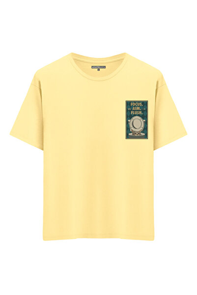 Mounte Bianca Unisex Focus Aim Flush - Oversize kroj T-shirt