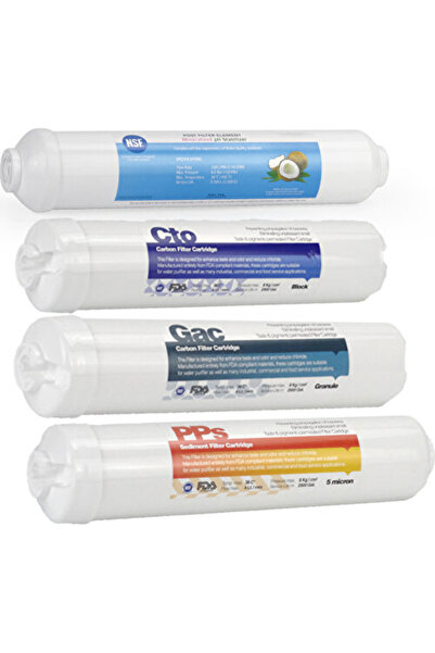 SULOOK Su Arıtma Cihazları Için Hf Serisi 4'lü Filtre