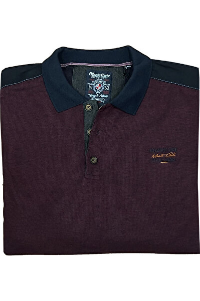 montecarlo Plus Size Polo Collar Long Sleeve Sweatshirt