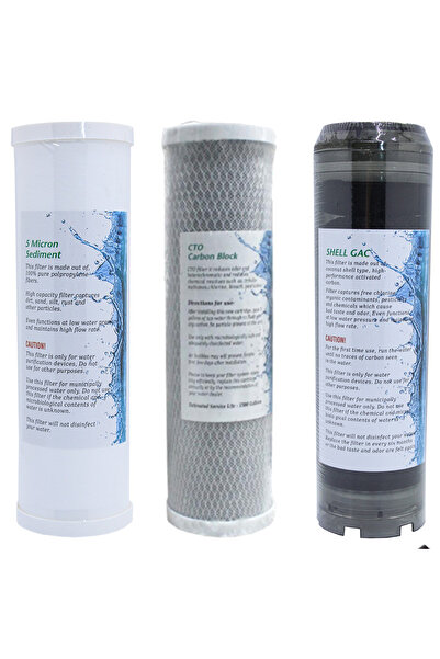 SULOOK Ihlas Aura Cebilon -compact -su Arıtma Cihazı Filtresi Uyumlu 3'lü Ön ...