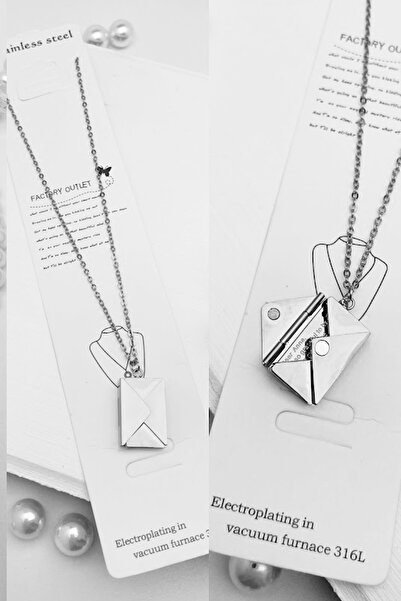 Fubena قلادة على شكل ظرف فولاذي