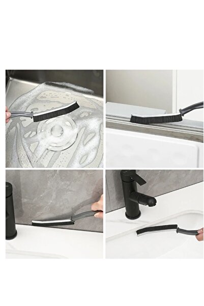 Kitchen Beauty Çok Amaçlı Multi İnce Temizlik Fırçası Derz Arası Banyo Mutfak Lavabo Detay Temizleme Fırçası 1 ADET