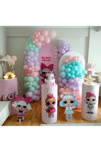 MFM Комплект верижни балони с тема кукла Lol за рожден ден