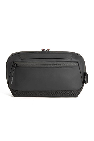 WIWU Macbook Aksesuar Çantası Wiwu Warriors Tech Pouch X Pro Dupont Cordura 1000D Naylon Kumaş Siyah