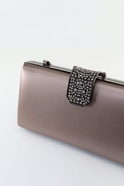 KEEBA Βραδινή τσάντα φορέματος Platinum Stone - Βραδινή τσάντα πρόσκλησης