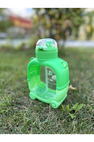 Mugi Store ملصق مدرسي وتحفيزي للأطفال 1000 مل ^ 3D ملصق ثنائي الأبعاد مع زجاجة مياه معلقة على الرقبة