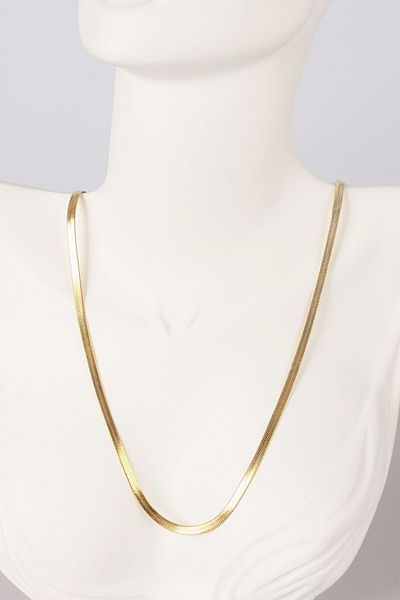 Sista Shoes High Quality 316L Steel Italian Crush Gold Color Chain Necklace 60cm
