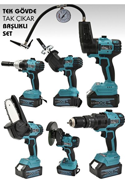 SCHUTZENGER Muhteşem 6'lı Set 598VF Taşlama Somun Sıkma Tilki Kuyruğu Dal Bud...