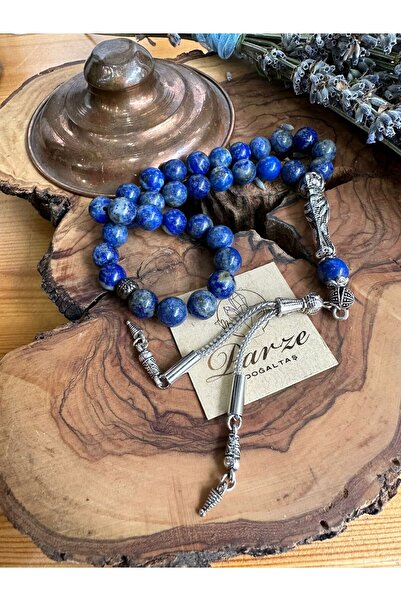 parze doğaltaş مسبحة صلاة من حجر اللازورد الطبيعي