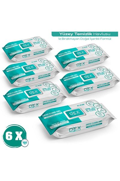 Dex Cleaning Towel - 100 Pack of 6