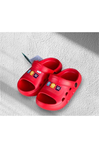 Sonimix copil roșu ușor eva slide papuci de vară sandale