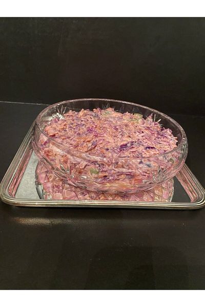 Paşabahçe Crystal Cut Glass Salad Bowl 22 Cm