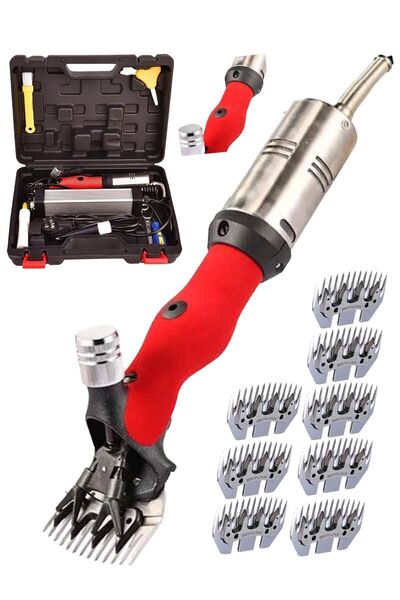 Olemax İtaly Profesyonel 4200 Güçlendirilmiş Adaptörlü Yeni Nesil Koyun Keçi Koyun Kırkma Isınmaz Beiyuan
