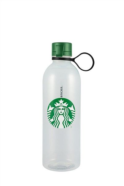 Starbucks زجاجة مشروب بارد قابلة لإعادة الاستخدام سعة 710 مل