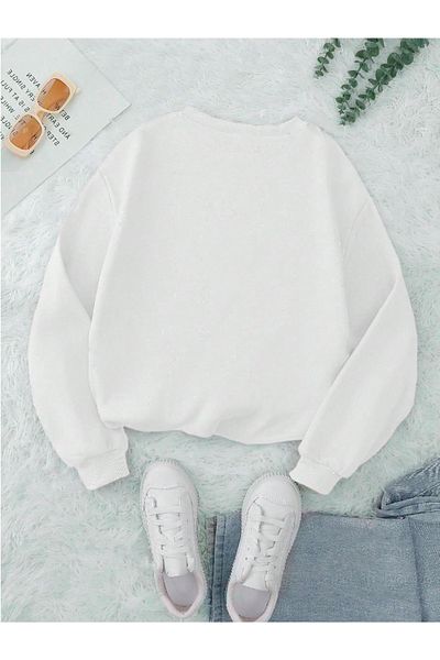 Revasser Ok Bear Unisex Oversize Sweatshirt - Men/women, Crew Neck, Cotton, Custom Color Print