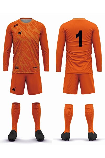 Wallzon Kaleci Forma Takımı,forma,şort,çorap Zenga Model 3 Lü Set (SÜNGERSİZ)