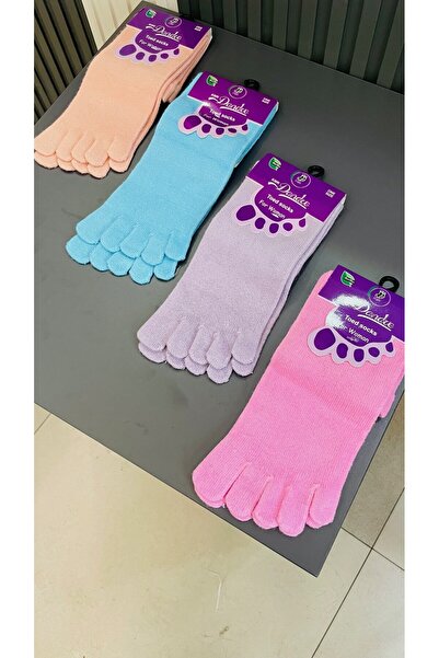 KWK DANDRE Șosete pentru degete pentru femei, anti-miros de bambus și ciuperc...