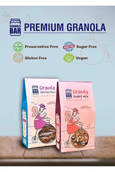 Granolabar Granola Chocolate Berry- Swet Mix Glutensiz 2*300gr