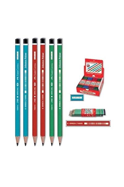 Faber Castell مجموعة من 12 قلم رصاص مرجاني