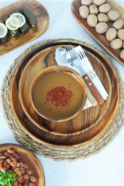 SepetçiBaba Lia - Akasya 12 Parça Yemek Takımı Seti